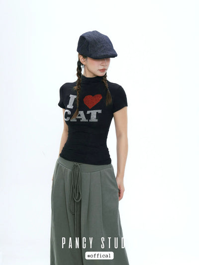 stiff denim cap