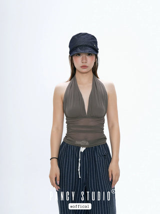 pleated equestrian hat