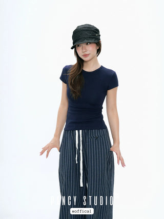 pleated equestrian hat
