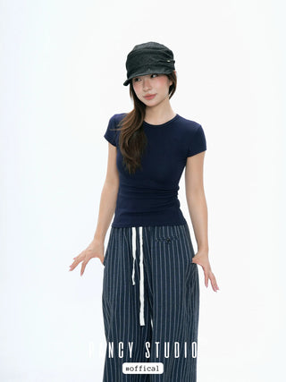 pleated equestrian hat