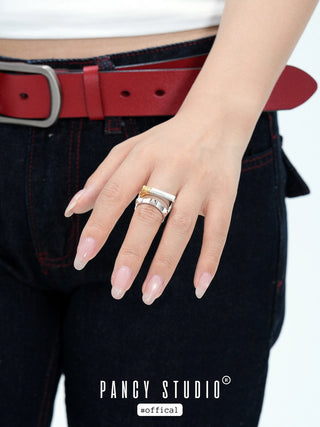 double layer ring