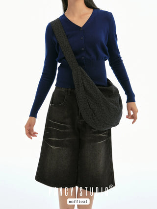 leopard messenger bag