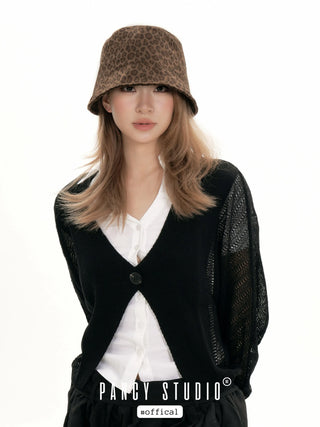 leopard bucket hat