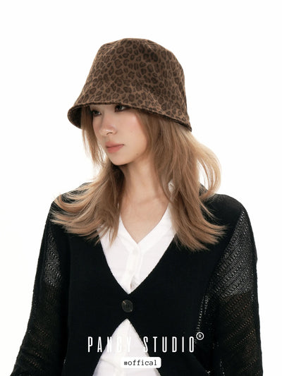 leopard bucket hat