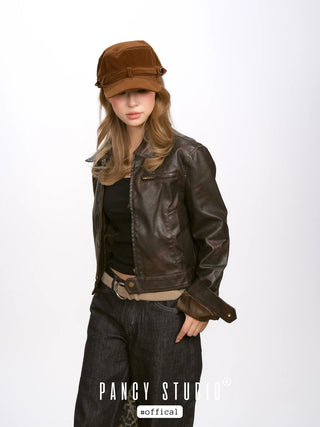 corduroy peaked cap