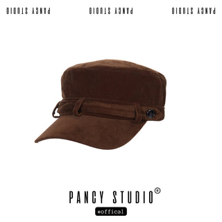 corduroy peaked cap