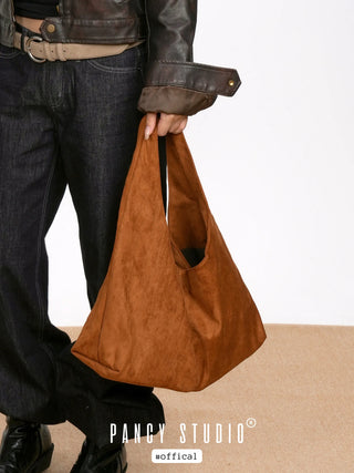 suede shoulder bag