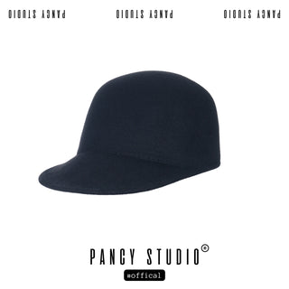 black wool hat