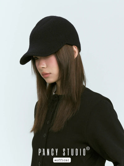 elastic knit hat
