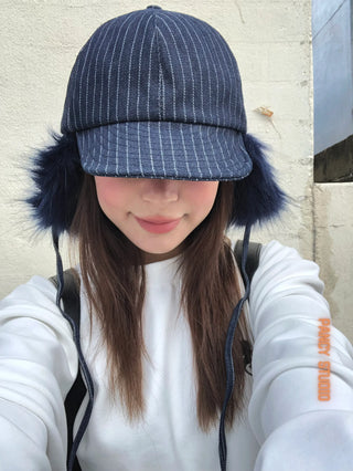 denim ushanka