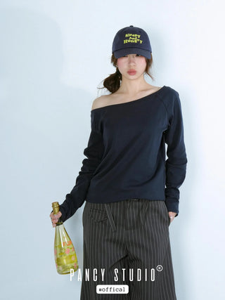 letter embroidered cap