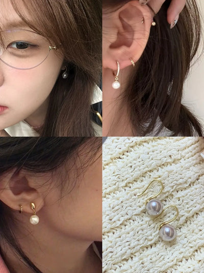 pearl earrings