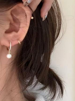 pearl earrings