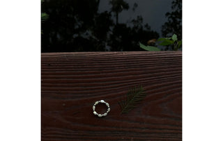white moon ring
