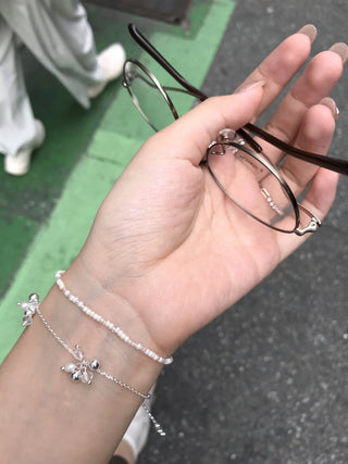 silver ball bracelet