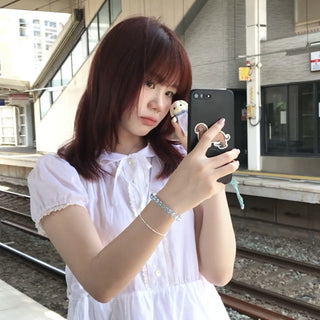 silver ball bracelet