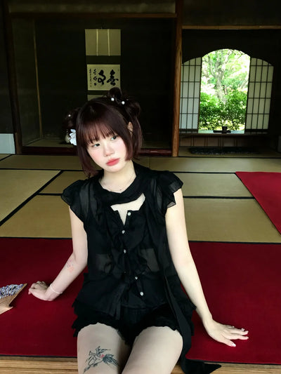 black suit set