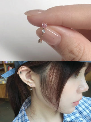 pearl ear studs