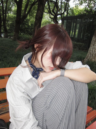 pearl zircon earrings