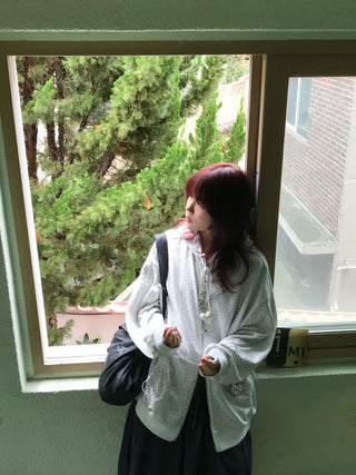 lilac butterfly sweater