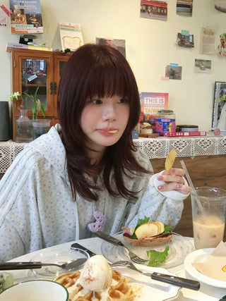 lilac butterfly sweater