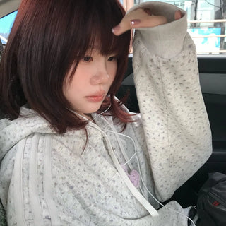 lilac butterfly sweater