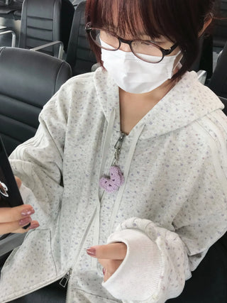 lilac butterfly sweater