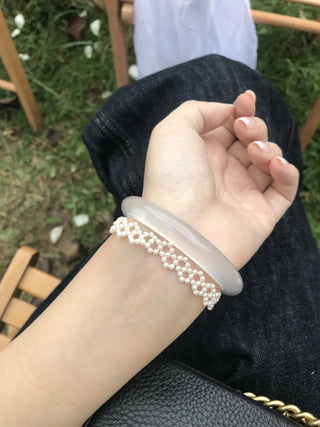 pearl ballet bracelet