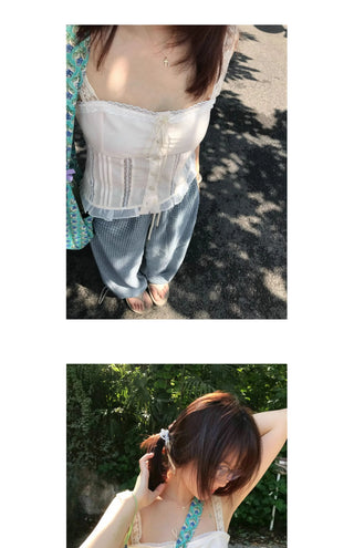 lace flower sling