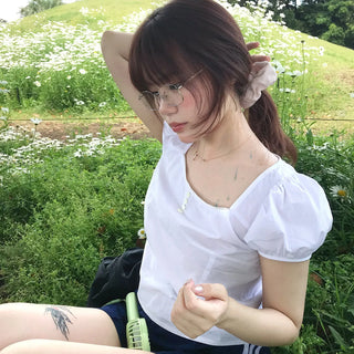 silver frame glasses