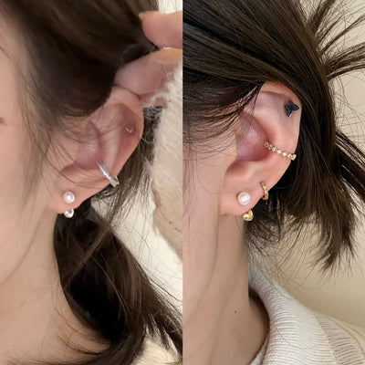 small earrings set