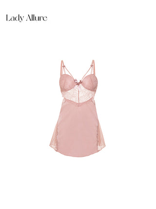 bow mesh pajamas 01