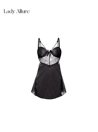 bow mesh pajamas 01