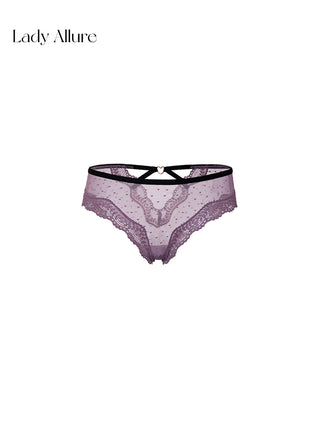 purple mesh panties