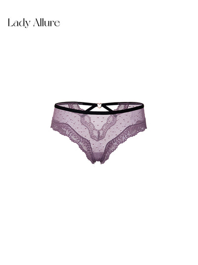 purple mesh panties