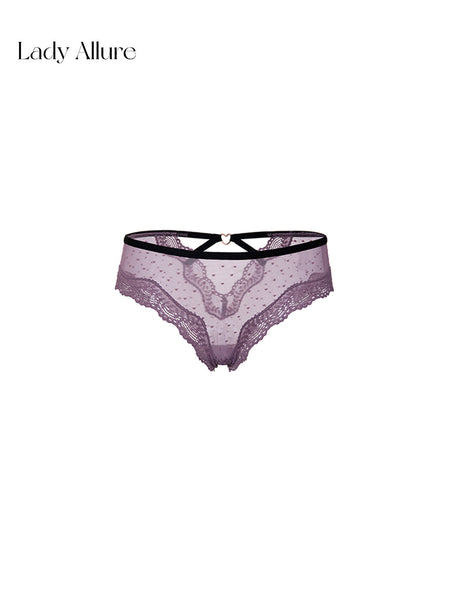 purple mesh panties
