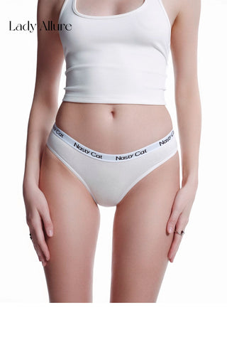 sports letter panties