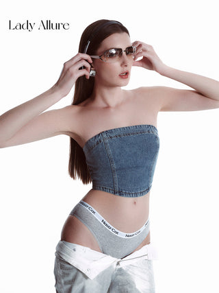 sports letter panties