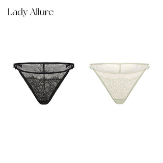 rhinestone mesh panties