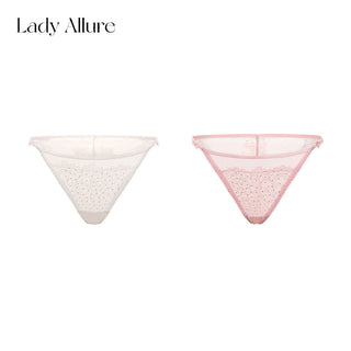 rhinestone mesh panties