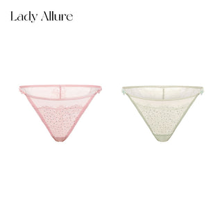 rhinestone mesh panties