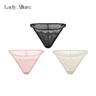 rhinestone mesh panties