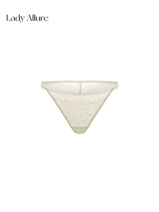 rhinestone mesh panties