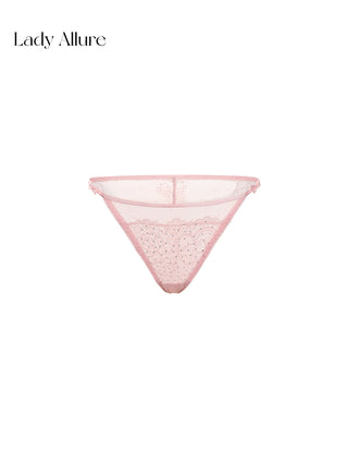 rhinestone mesh panties