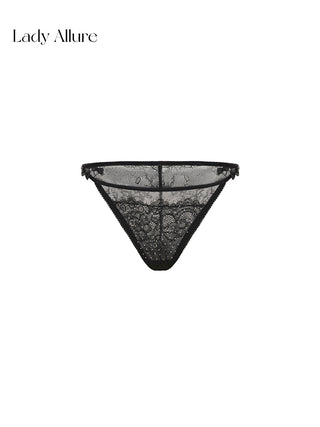 rhinestone mesh panties