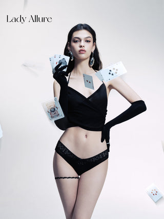 v-waist mesh panties