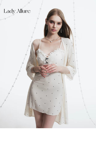 polka dot nightdress
