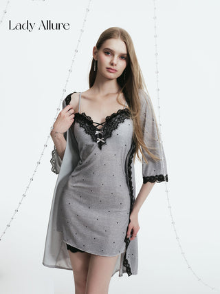 polka dot nightdress