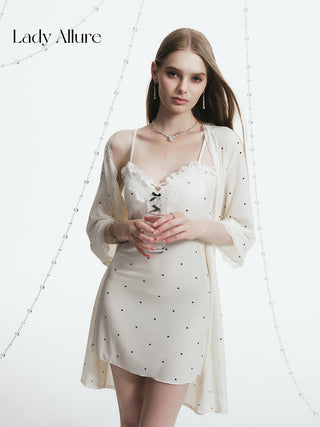 polka dot nightdress