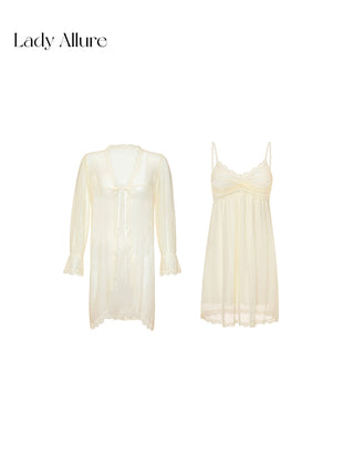 strap pajamas set